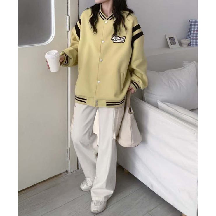 ロゴ刺繍デザインスタジャン | aimoha  | 詳細画像11 