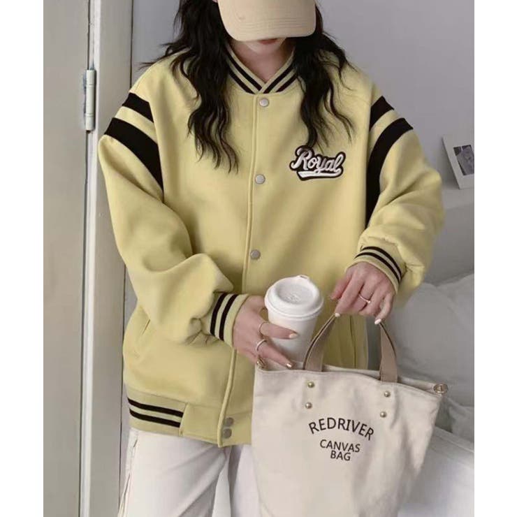 ロゴ刺繍デザインスタジャン | aimoha  | 詳細画像12 