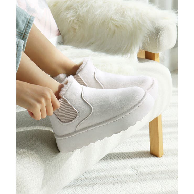 ホワイト | 【shoes365】サイドゴアスノーブーツ【AW】 | aimoha 
