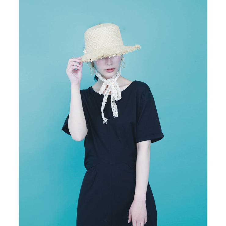レース紐麦わらハット 麦わら帽子 レディース 品番 Xt Aimoha アイモハ のレディースファッション通販 Shoplist ショップリスト