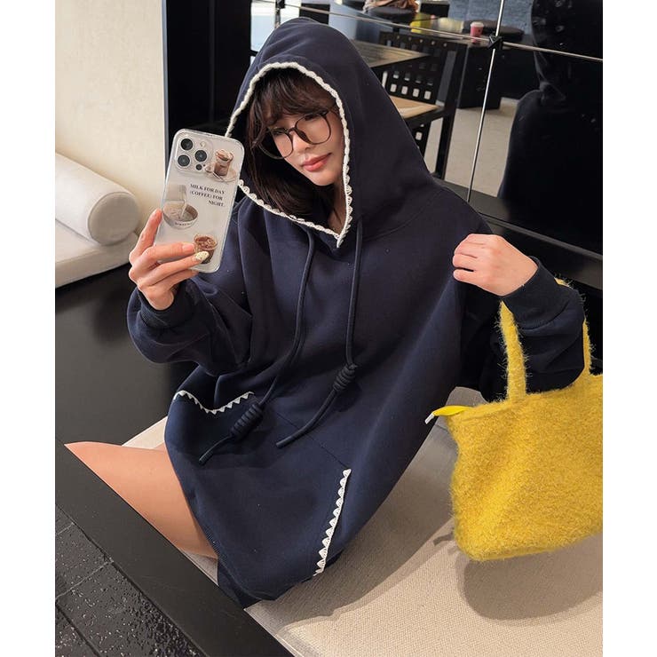 配色ステッチパーカー | aimoha  | 詳細画像14 