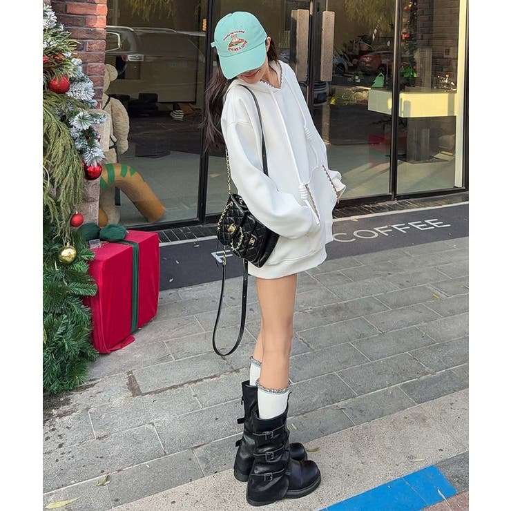 配色ステッチパーカー | aimoha  | 詳細画像23 