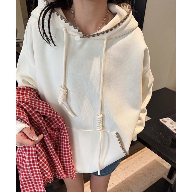 配色ステッチパーカー | aimoha  | 詳細画像24 