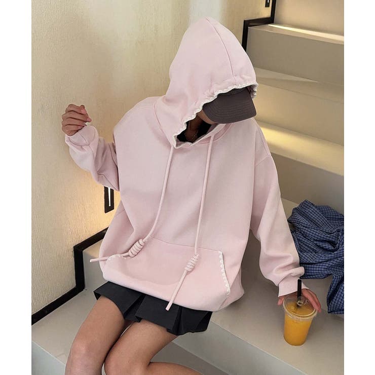 配色ステッチパーカー | aimoha  | 詳細画像3 