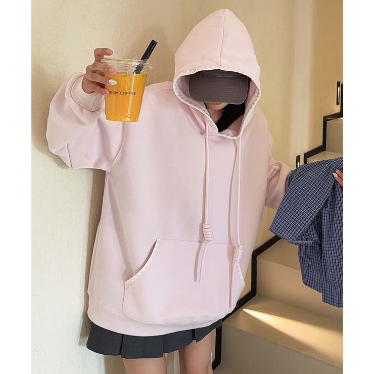 配色ステッチパーカー | aimoha  | 詳細画像4 