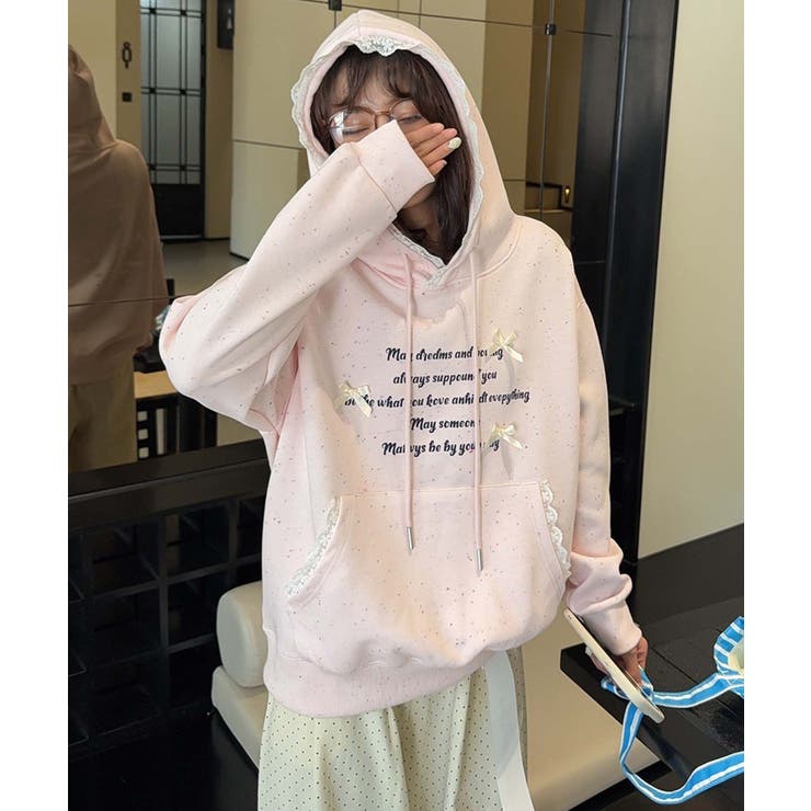 フリル付きロゴパーカーデザイン | aimoha  | 詳細画像17 