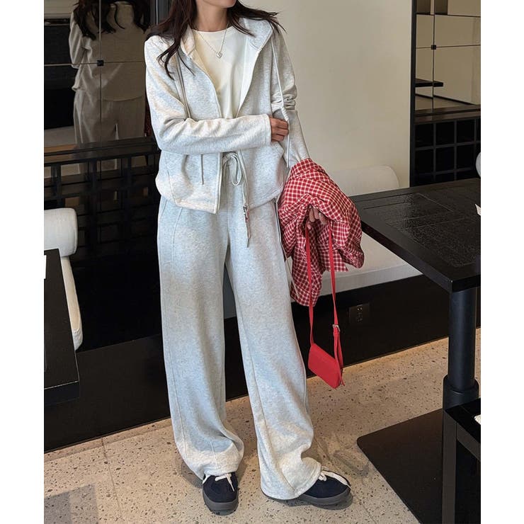 ニュアンスカラージップアップパーカー | aimoha  | 詳細画像8 