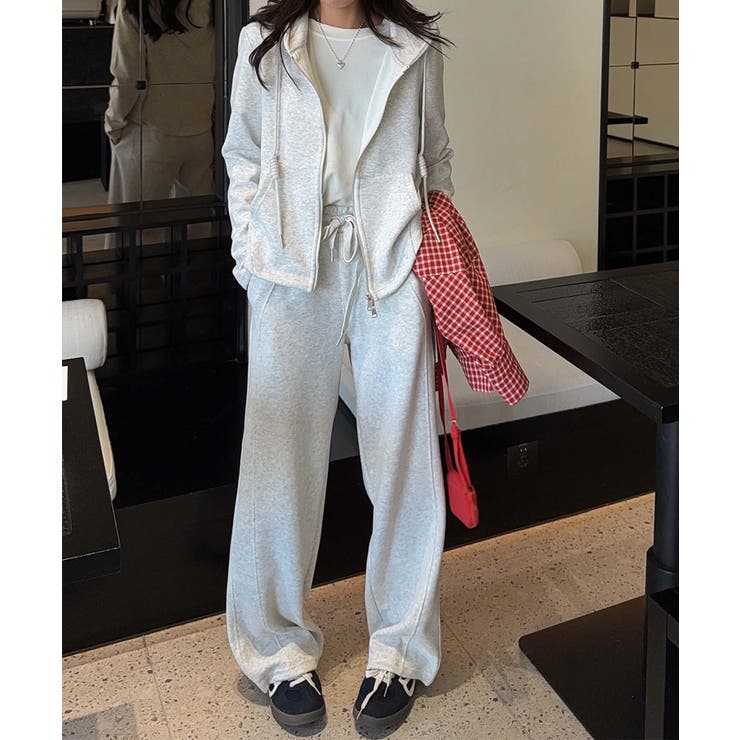 ニュアンスカラージップアップパーカー | aimoha  | 詳細画像9 