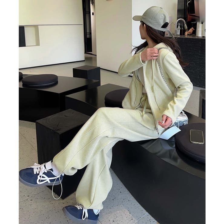 ニュアンスカラージップアップパーカー | aimoha  | 詳細画像11 