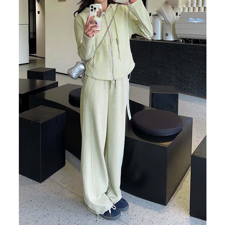 ニュアンスカラージップアップパーカー | aimoha  | 詳細画像12 