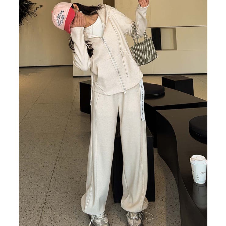 ニュアンスカラージップアップパーカー | aimoha  | 詳細画像14 