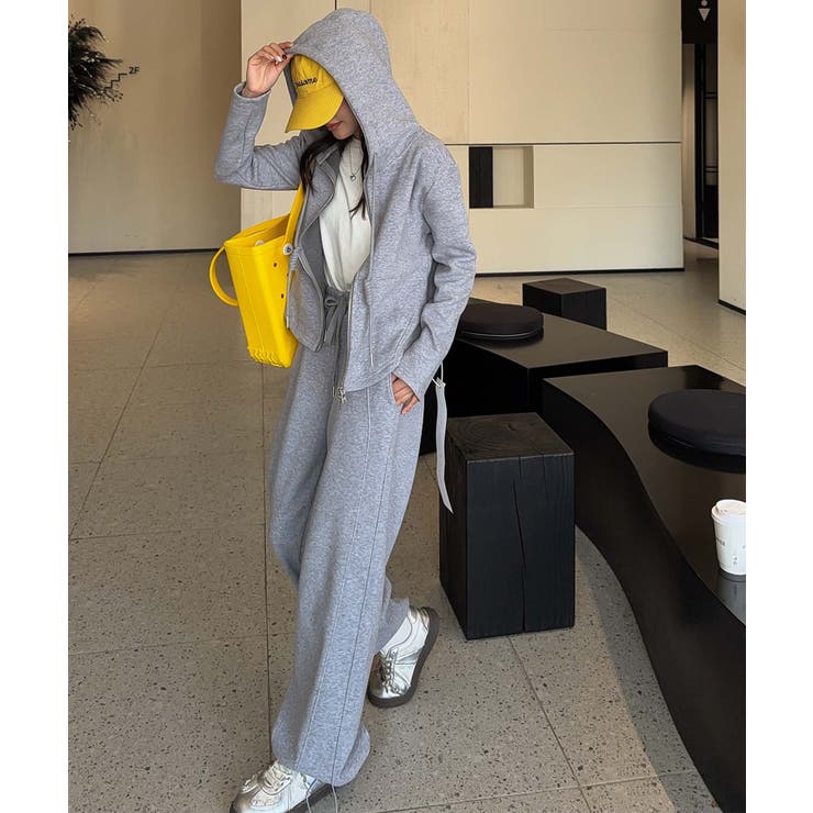 ニュアンスカラージップアップパーカー | aimoha  | 詳細画像16 