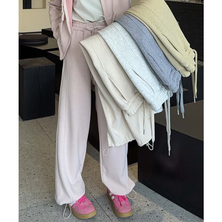 ニュアンスカラーカジュアルパンツ | aimoha  | 詳細画像8 