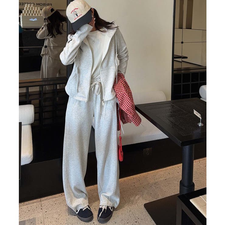 ニュアンスカラーカジュアルパンツ | aimoha  | 詳細画像9 