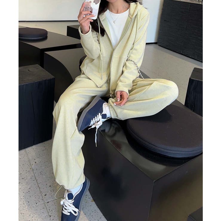 ニュアンスカラーカジュアルパンツ | aimoha  | 詳細画像17 