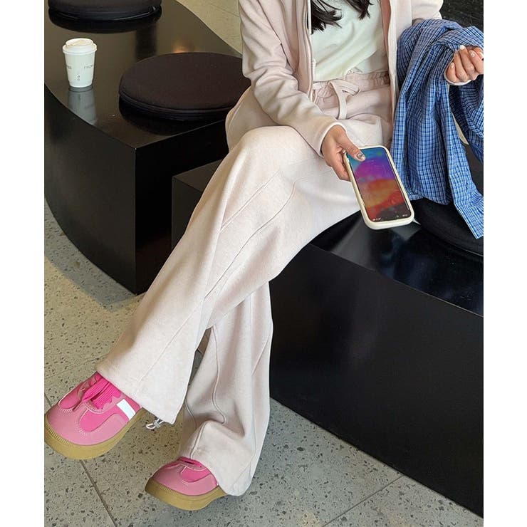 ニュアンスカラーカジュアルパンツ | aimoha  | 詳細画像2 