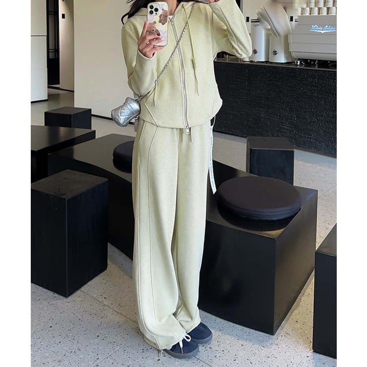 ニュアンスカラーカジュアルパンツ | aimoha  | 詳細画像19 