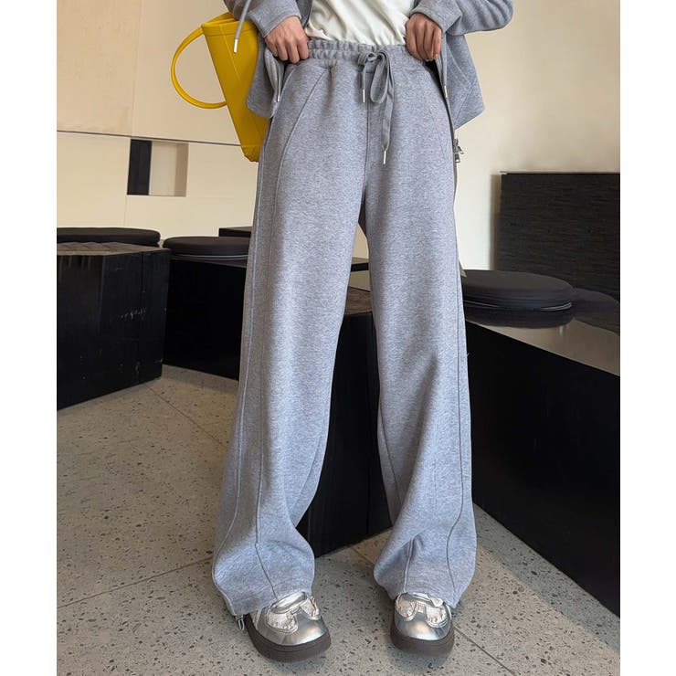 グレー | ニュアンスカラーカジュアルパンツ | aimoha 