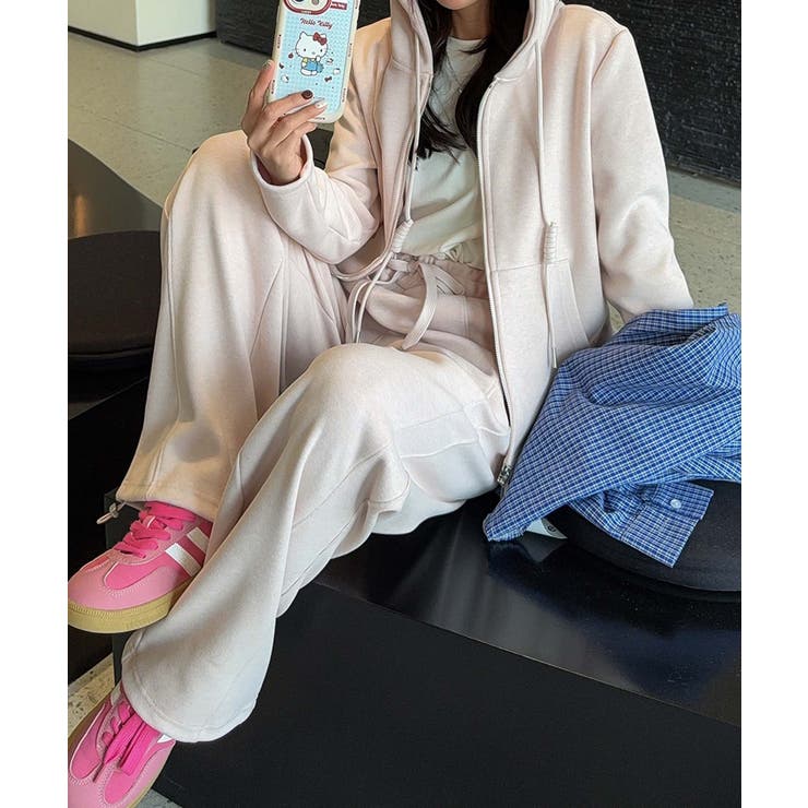 ニュアンスカラーカジュアルパンツ | aimoha  | 詳細画像22 