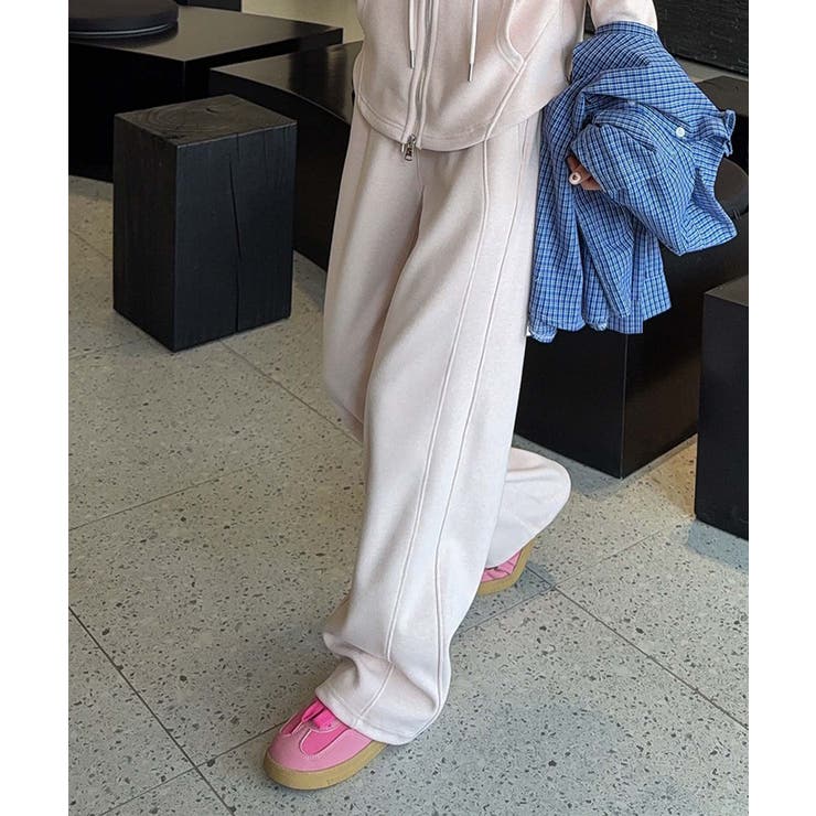 ニュアンスカラーカジュアルパンツ | aimoha  | 詳細画像3 