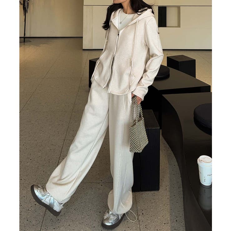 ニュアンスカラーカジュアルパンツ | aimoha  | 詳細画像6 