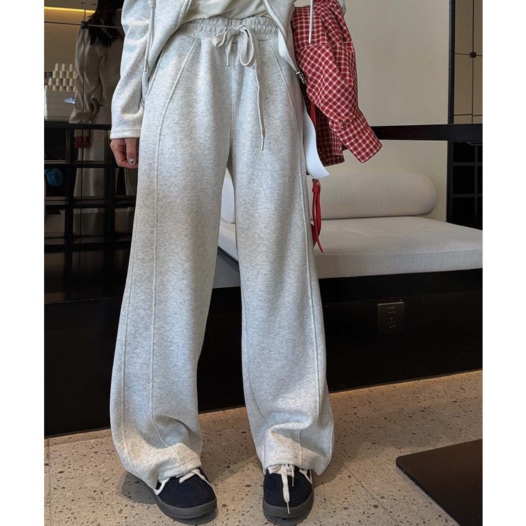 ニュアンスカラーカジュアルパンツ | aimoha  | 詳細画像1 