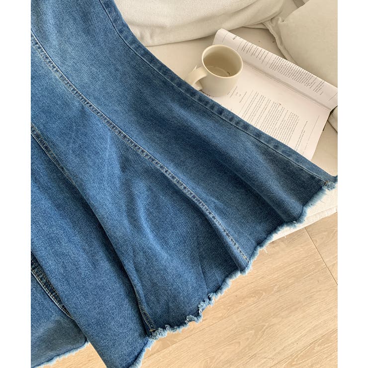 マーメイド デニム ロングスカート | aimoha  | 詳細画像10 