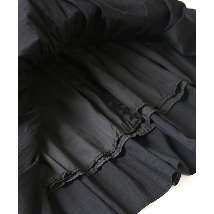 ギャザーティアードロングスカート | aimoha  | 詳細画像20 