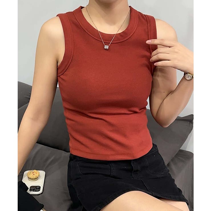 シンプルデザインタンクトップ | aimoha  | 詳細画像4 