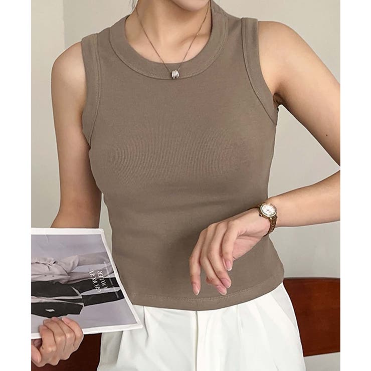 シンプルデザインタンクトップ | aimoha  | 詳細画像16 