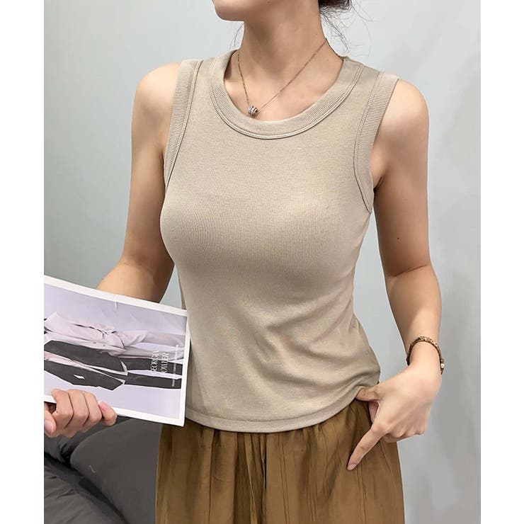 シンプルデザインタンクトップ | aimoha  | 詳細画像20 