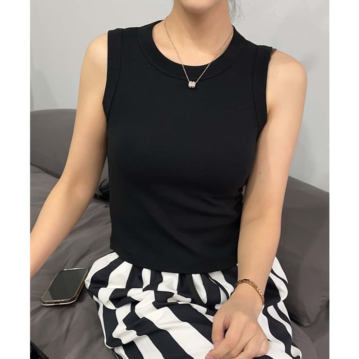 シンプルデザインタンクトップ | aimoha  | 詳細画像5 