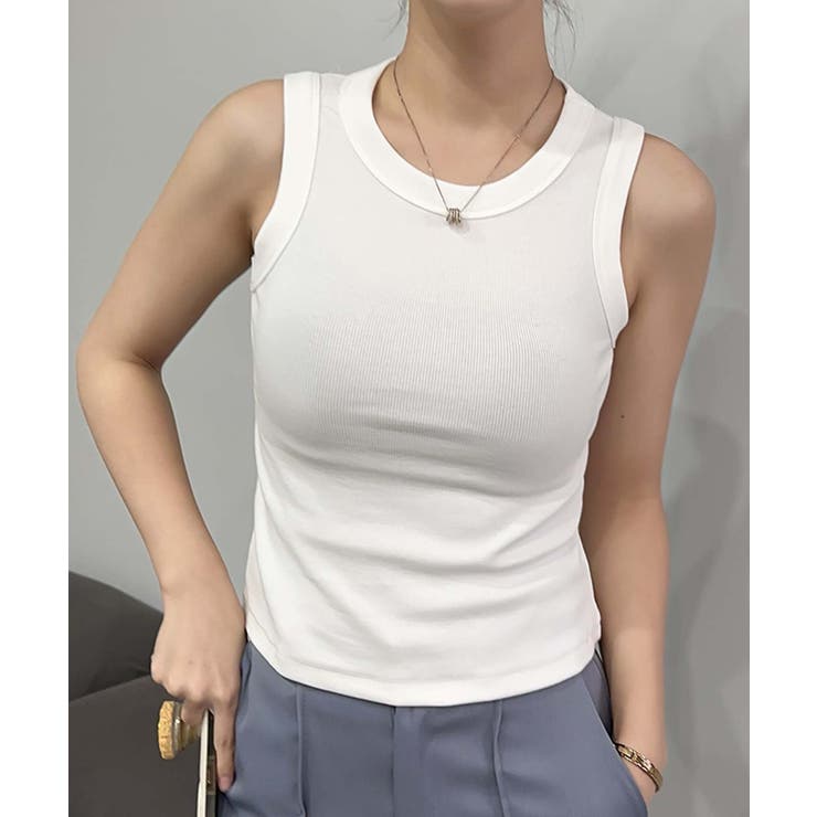 シンプルデザインタンクトップ | aimoha  | 詳細画像6 