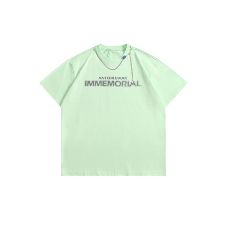 【genxder】ユニセックスアメカジ風プリント半袖Tシャツ【SS】 | aimoha men | 詳細画像6 