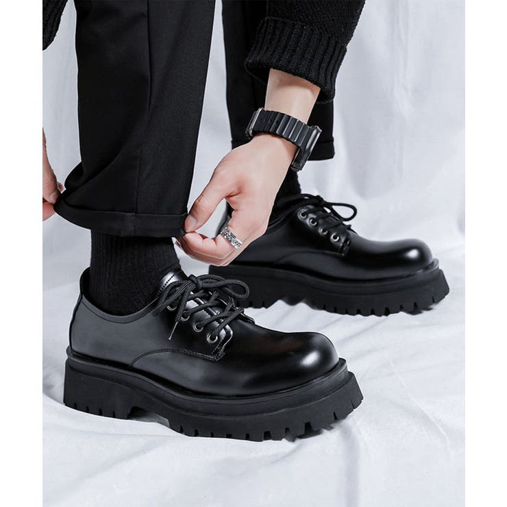 【shoes365】メンズ PUレザーハイソールシューズ | aimoha men | 詳細画像3 