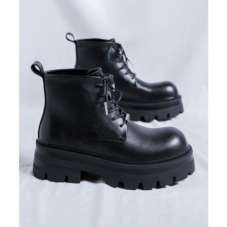 【お1人様1点限り】 shoes365】メンズ 編み上げショートブーツ[品番：XT000011809 靴