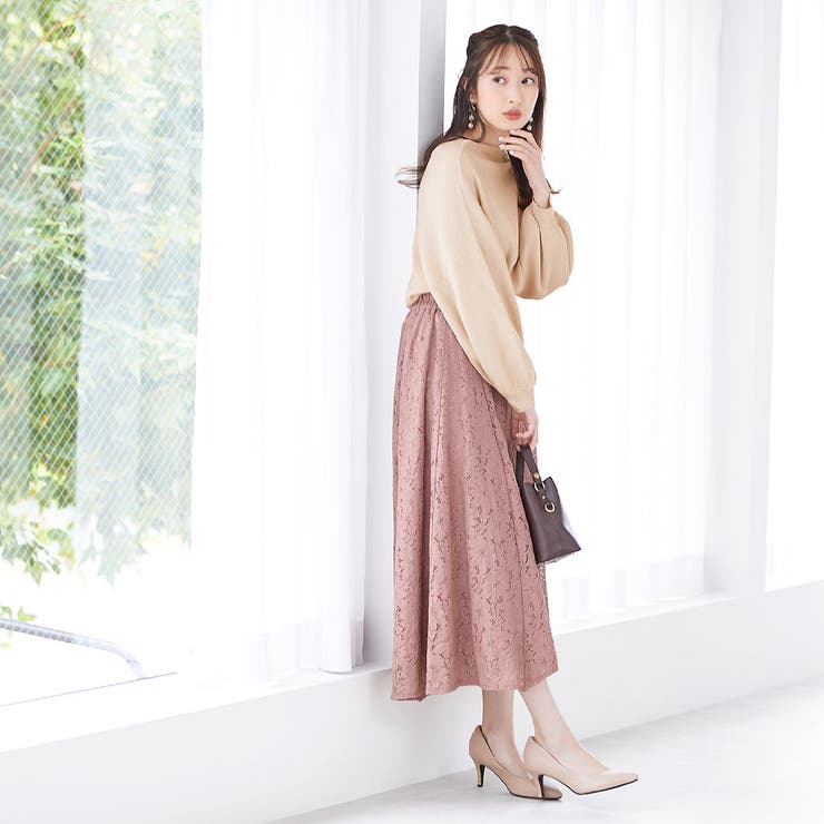 もっちりパフ袖リブニット         | alotta | 詳細画像7 