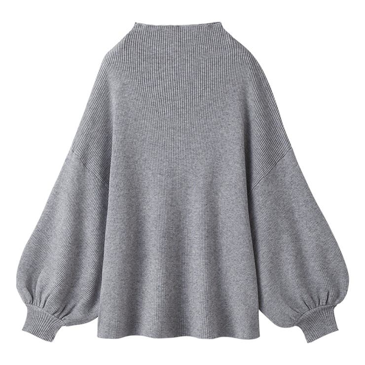 もっちりパフ袖リブニット         | alotta | 詳細画像30 