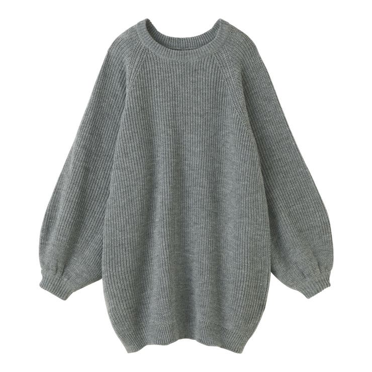 グレー | バルーン袖ゆるニット | Viola e Viola