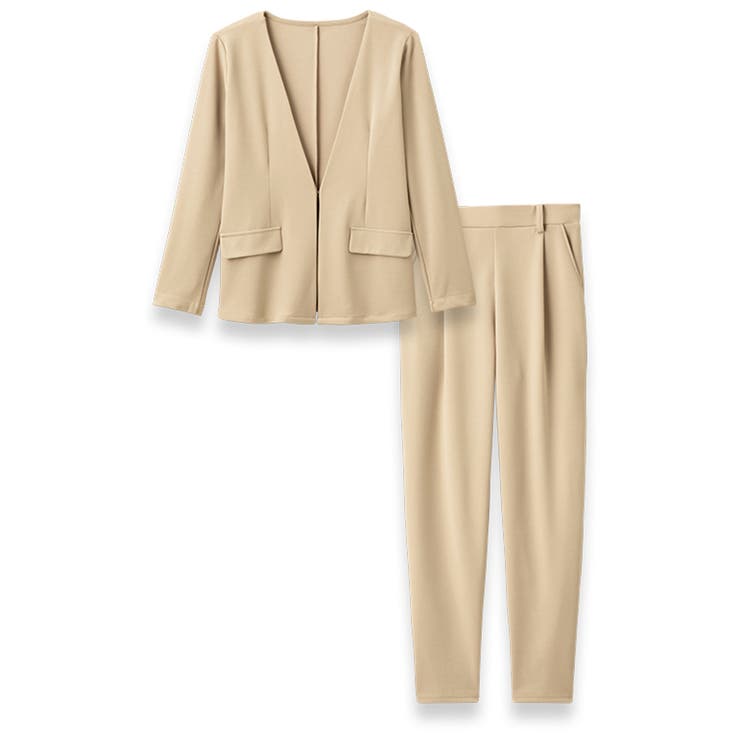 ベージュ | テーパードセットアップ | alotta