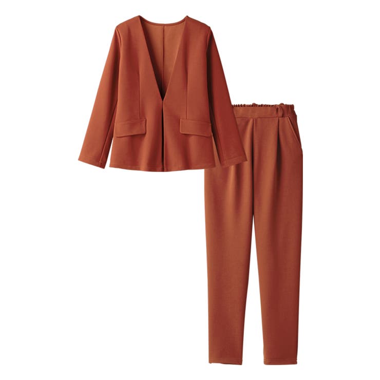 ブラウン | テーパードセットアップ | alotta