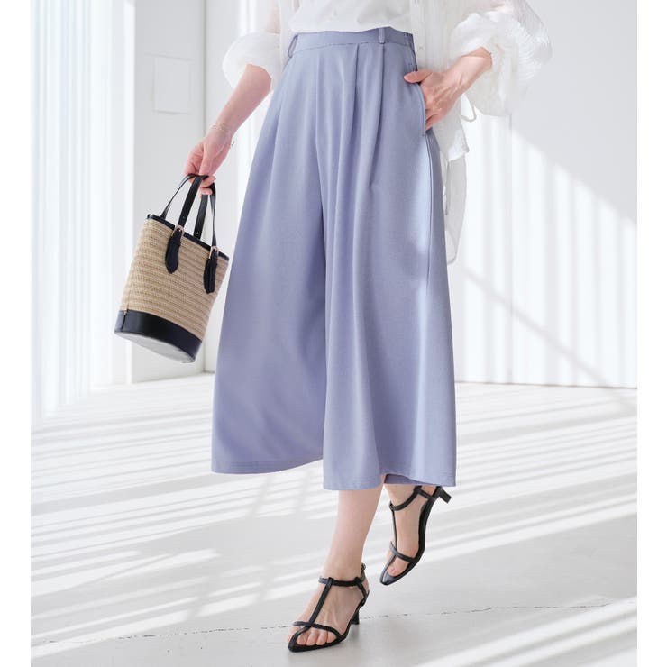 ライトブルー | ひんやりドレープパンツ | alotta