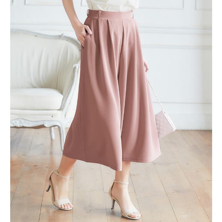 ピンク | ひんやりドレープパンツ | alotta