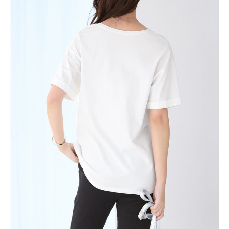 綿１００％ポケット付ゆるＴシャツ | Viola e Viola | 詳細画像17 