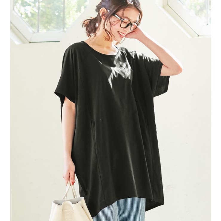 ゆるコクーンチュニック[品番：ATTW0007131]｜Viola e Viola（ヴィオラ