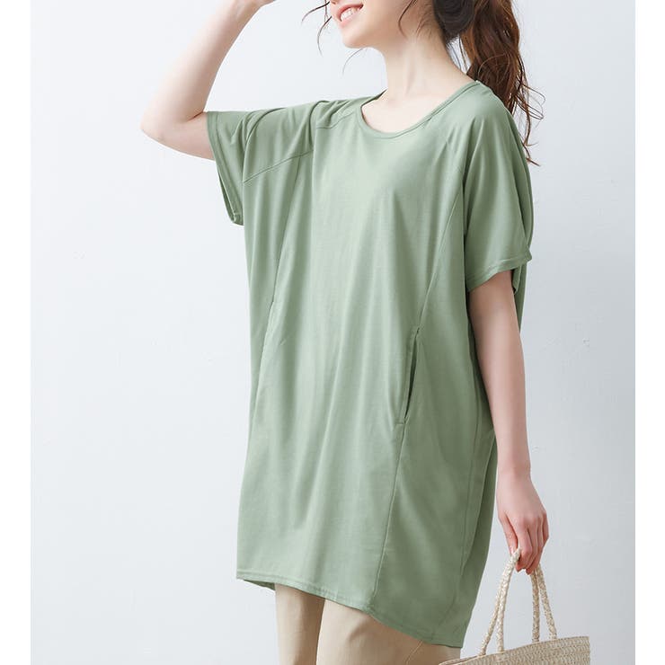 ゆるコクーンチュニック[品番：ATTW0007131]｜Viola e Viola（ヴィオラ