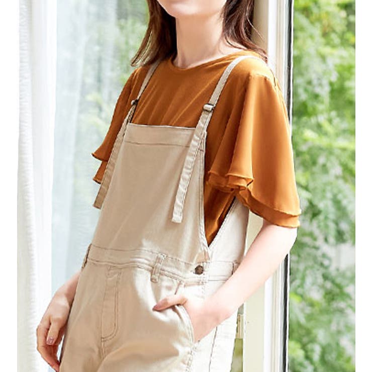 シナモン | 袖シフォンゆるＴシャツ | Viola e Viola
