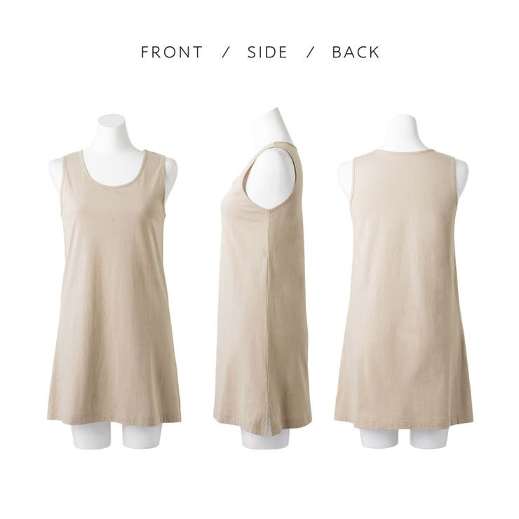 綿１００％ロングタンクトップ | Viola e Viola | 詳細画像3 