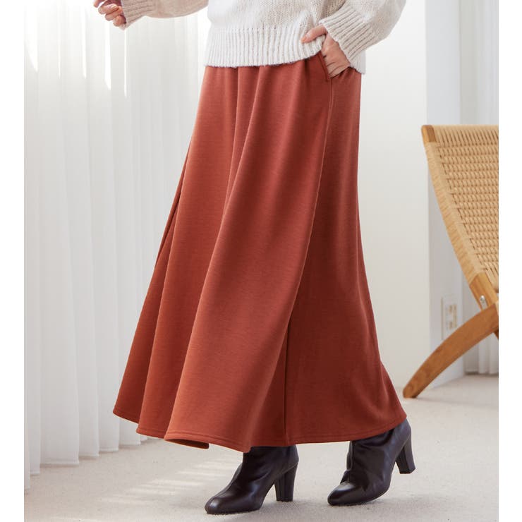 裏ファーフレアーマキシスカート[品番：ATTW0007404]｜Viola e Viola