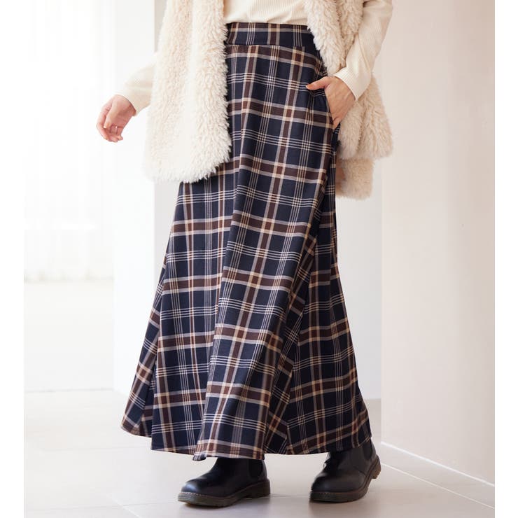 裏ファーフレアーマキシスカート | Viola e Viola | 詳細画像14 